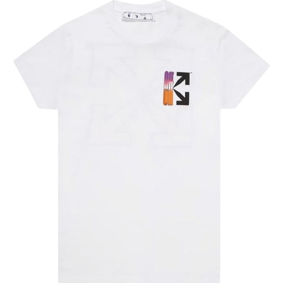 Off White  Adult Gradient Logo Slim T-Shirt