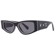 Off-White Andy Dark Grey Irregular Unisex Sunglasses OERI047 1007 53