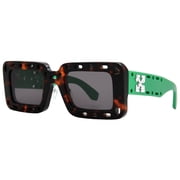 Off-White Atlantic Full Smoke Rectangular Unisex Sunglasses OERI025 6007 52