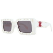 Off-White Atlantic Grey Rectangular Unisex Sunglasses OERI025 0107 52