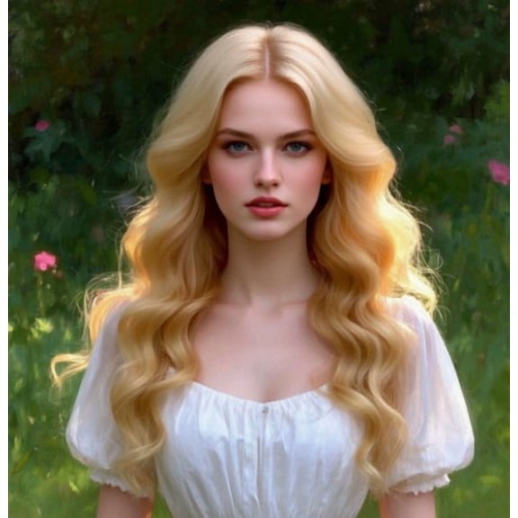 Off-White Big Wave Long Curly Hair Wig with Bangs for Cosplay and Costumes