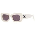 thumbnail image 1 of Off-White Carrara Grey Rectangular Unisex Sunglasses OERI019 0107 50, 1 of 1