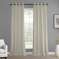thumbnail image 1 of Off-White Grommet Simply Velvet Room Darkening Curtain Pair (2 Panels), Off-White, 50W X 108L, 1 of 10