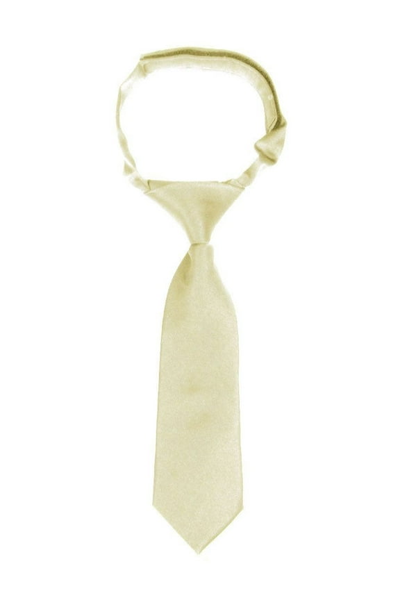 Off- White Infants Velcro Necktie