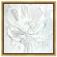 thumbnail image 1 of Off-White Magnolia II Floral Fine Wall Art Canvas Wall Art by Art Remedy, Gold Floater Frame, 21.5" x 21.5", 1 of 7