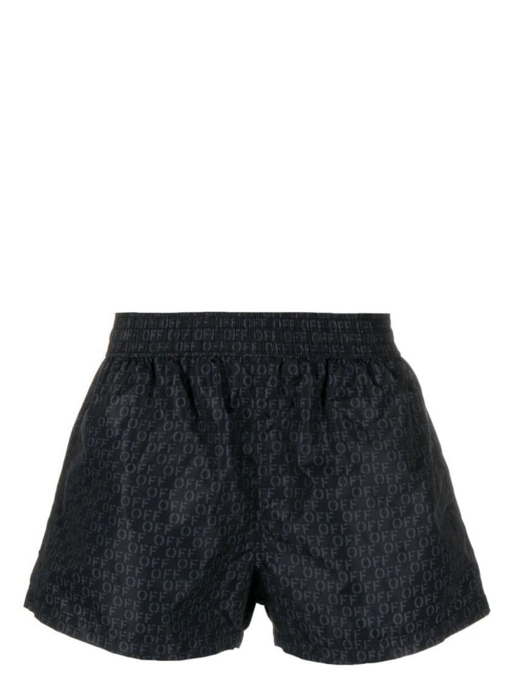 OffWhite Male Shorts With Print Black Sizes standard XXXS7XL