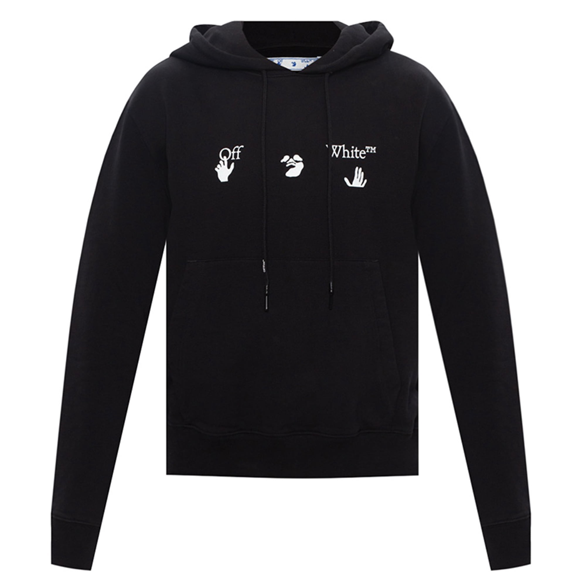 Cotton Hoodie Off White Black Diag Hoodie Off-White™ Diag Arrow