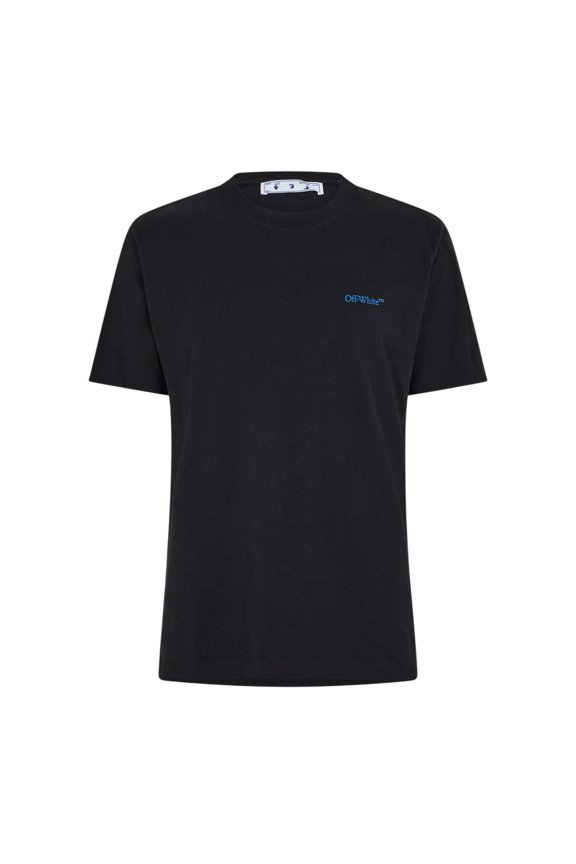 Off White Mens Cotton Regular T-Shirt