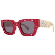 Off-White Mercer Full Smoke Square Unisex Sunglasses OERI026 2507 48