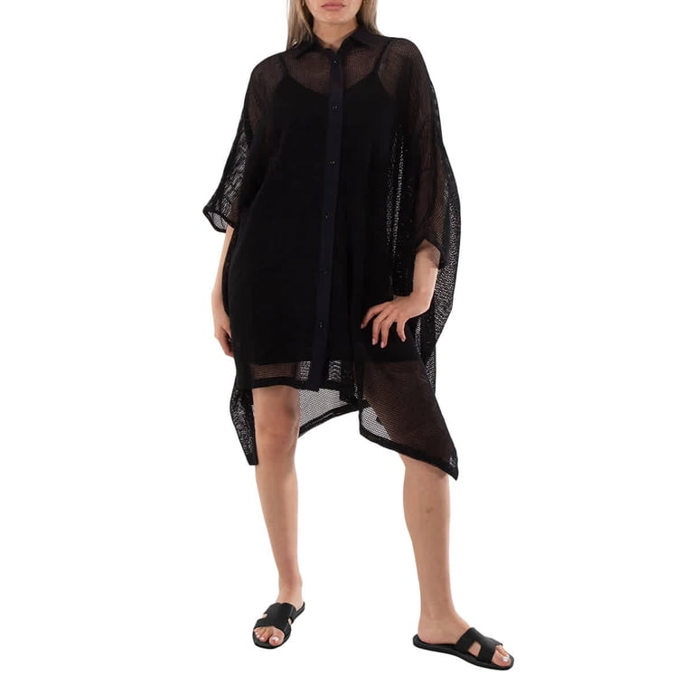Off-White Mesh Cape Dress, Brand Size 38 (US Size 4) - Walmart.com
