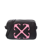 Off-White  Metropolitan Leather Camera Bag, Black