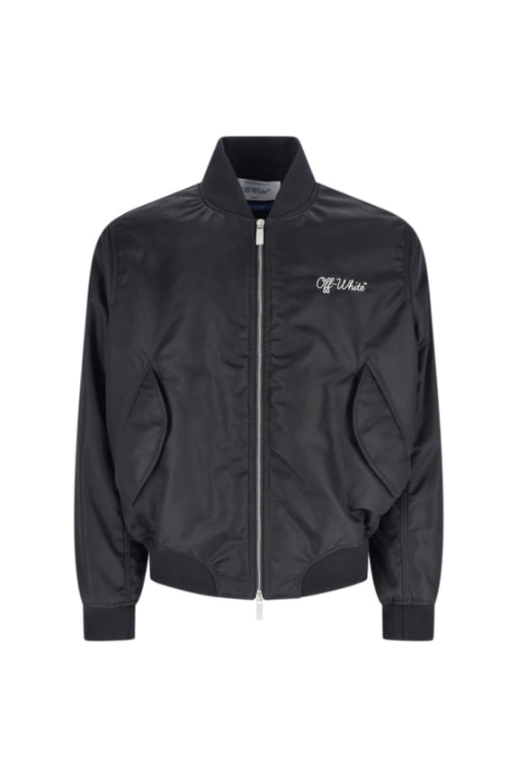 Minimalist Black Jacket With Modern Silhouette And Zipper Closure (Men's)