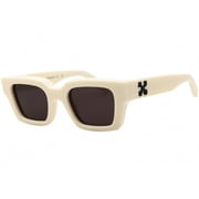 Off-White OERI008 VIRGIL008 0107 50mm Square Sunglasses Unisex White