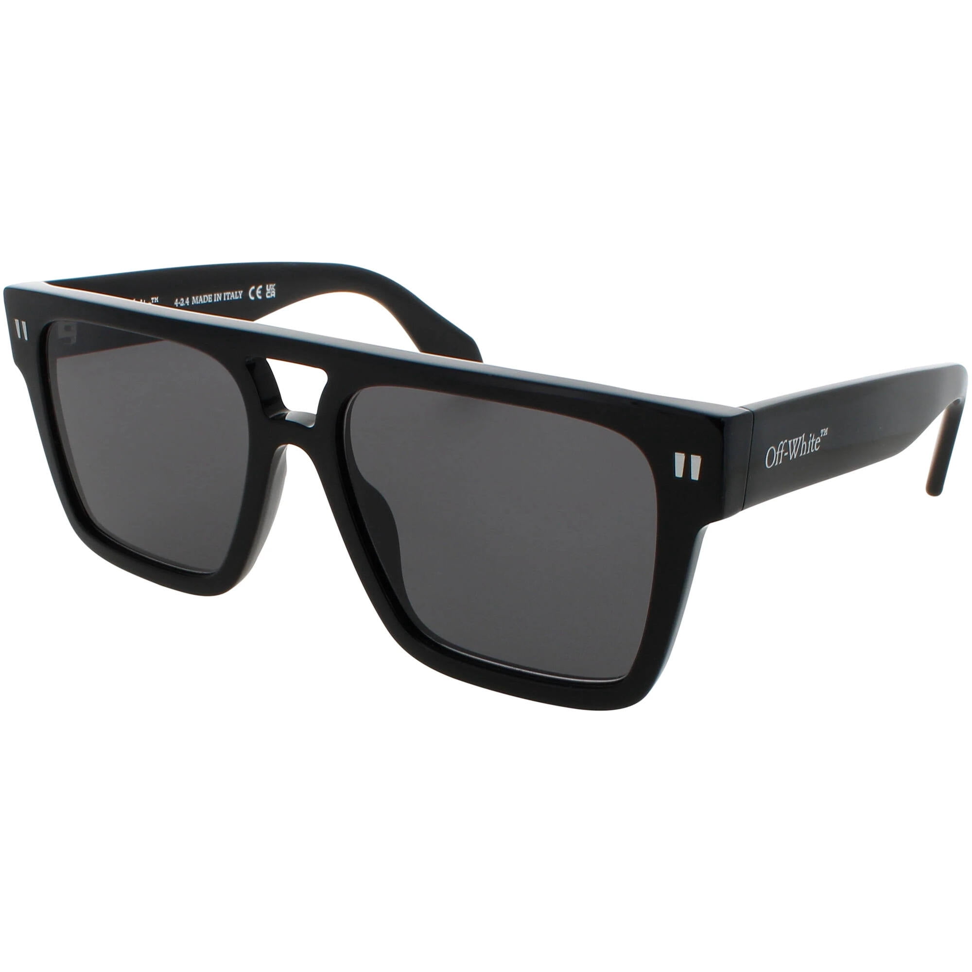 Off-White SPRINGFIELD Dark Grey Square Unisex Sunglasses OERI133