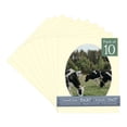 thumbnail image 1 of Off White Picture Frame Mat for 16x20 Frames - Oval Opening for 13x17 Photos - 10 Mats, 1 of 7