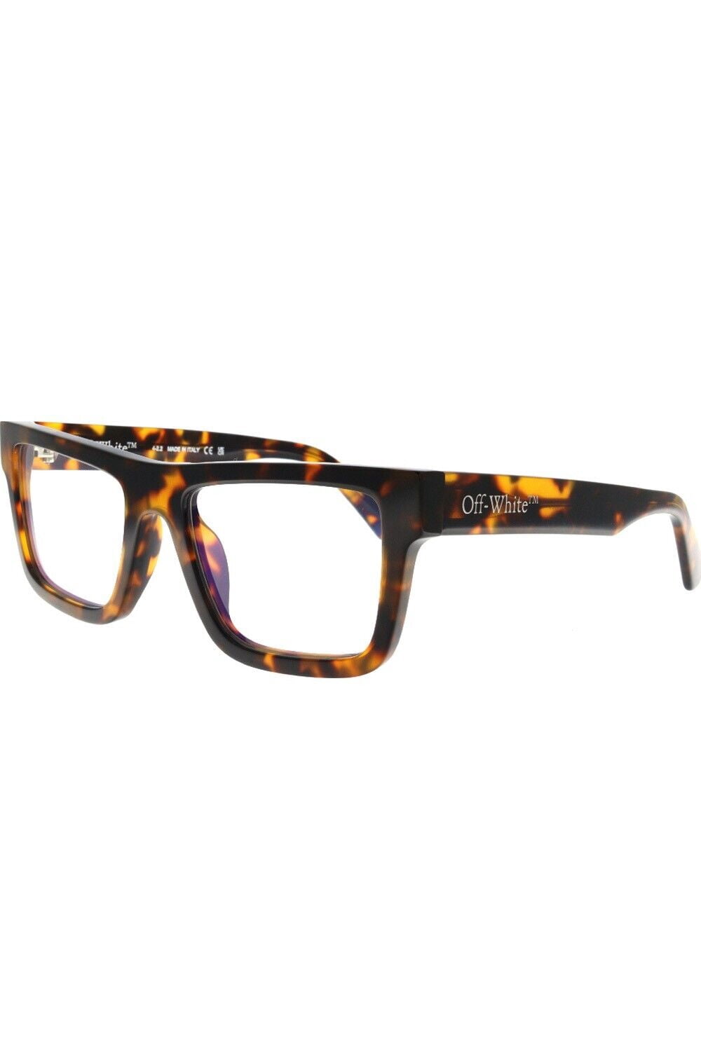 Off-White Style 25 Havana Blue Block Light 54mm New  display picture 2