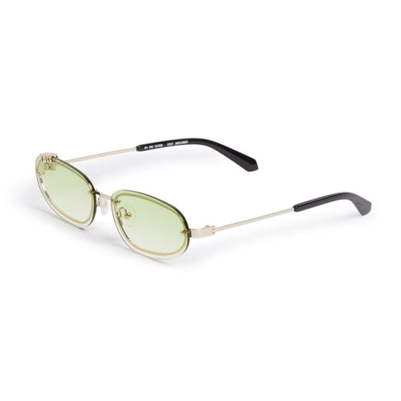 Off-White OERI13M MIAMI 7652 60mm Oval Sunglasses Women's Gold