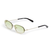 Off-White OERI13M MIAMI 7652 60mm Oval Sunglasses Women's Gold