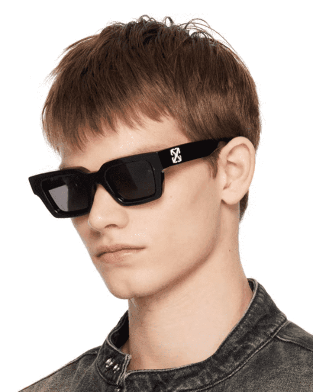 OFF-WHITE◇サングラス/--/プラスチック/BLK/YLW/メンズ/OERI126 Off