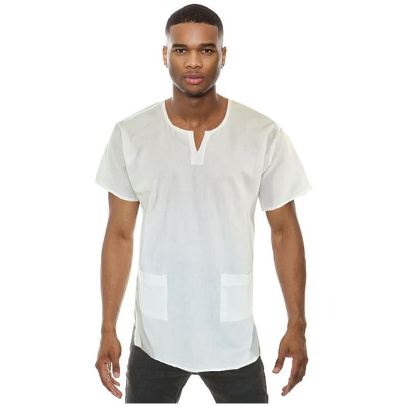 Off White Traditional African Dashiki Shirt