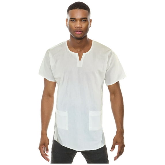 Off White Traditional African Dashiki Shirt