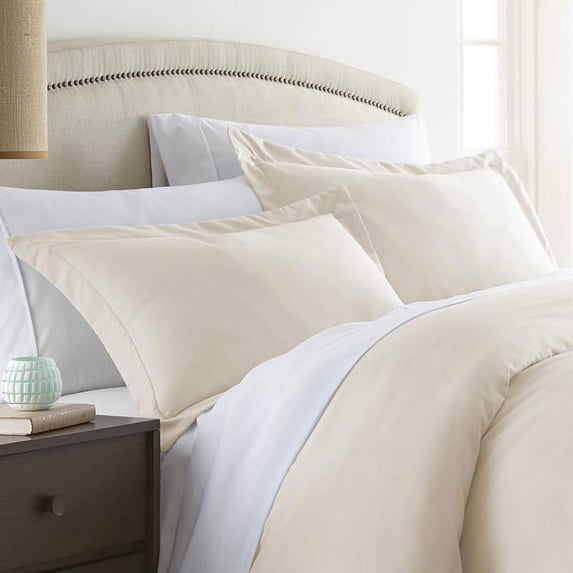 Off-White Ultra Soft 2 Piece Pillow Sham Set, Standard