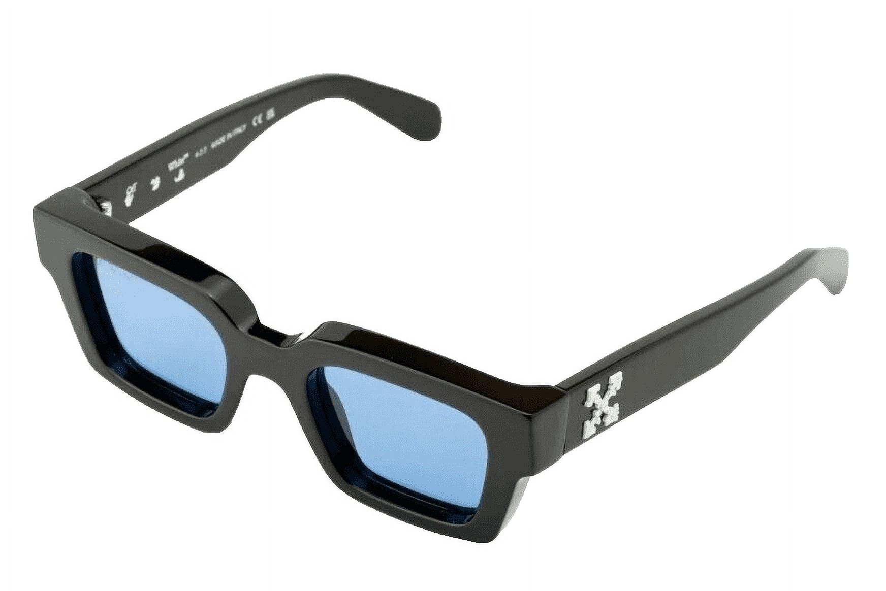 【送料&関税込】Off-White Virgil M Sunglasses - Unisex Off White Virgil OERI008 1007 50mm Sunglasses - Black Frame