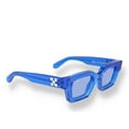 thumbnail image 1 of Off White Unisex Virgil Italy Sunglasses, Blue, 1 of 6