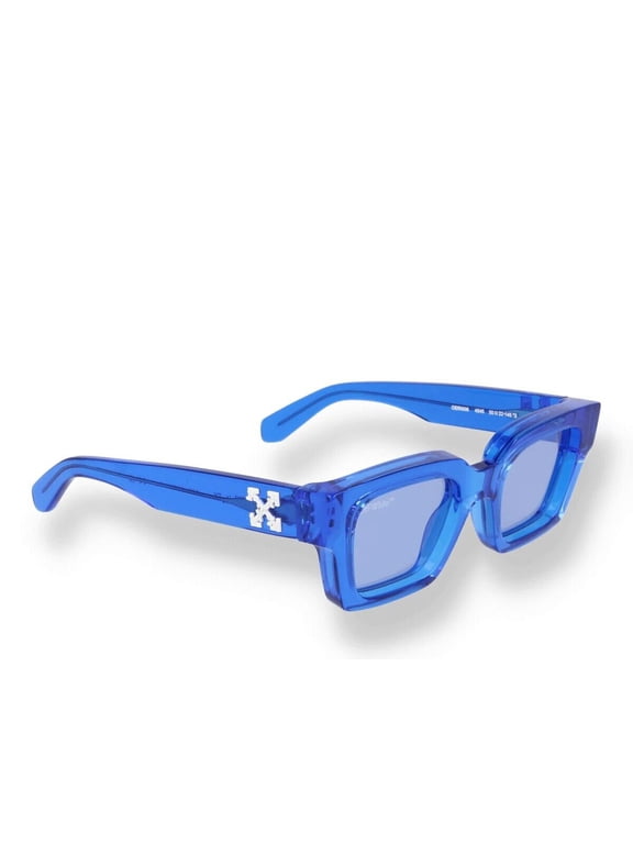 Off White Unisex Virgil Italy Sunglasses, Blue