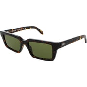 Off-White WARREN Green Rectangular Unisex Sunglasses OERI13A 6055 54