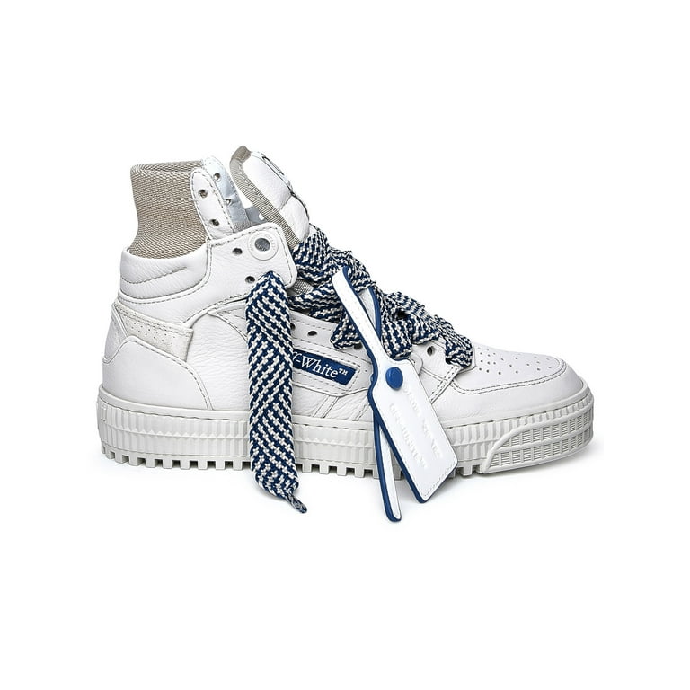 Off White Woman White Leather Sneakers Walmart