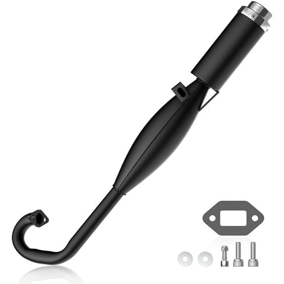 Off road 43cc 49cc Exhaust Muffler Pipe 2 Stroke Muffler Pocket Quad ATV Mini Dirt Bike