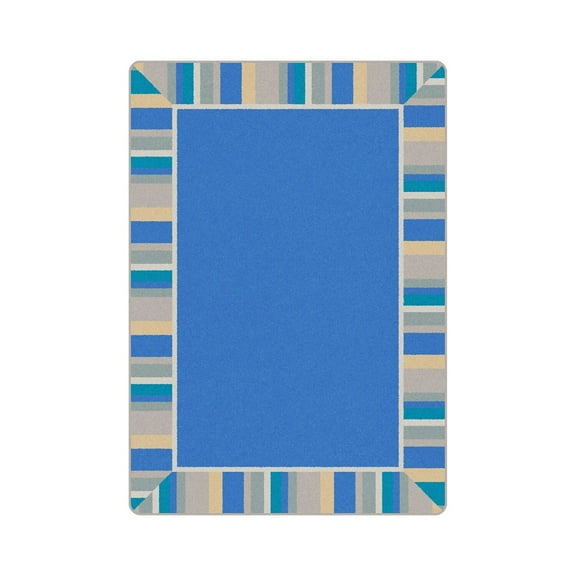 Off the Cuff 7'8" x 10'9" Area Rug In Color Light Blue-Color:Light Blue,Material:Nylon