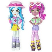 Off the Hook Style Bffs, Vivian & Mila (Summer Vacay), 4-inch Small Dolls for Girls Ages 5+