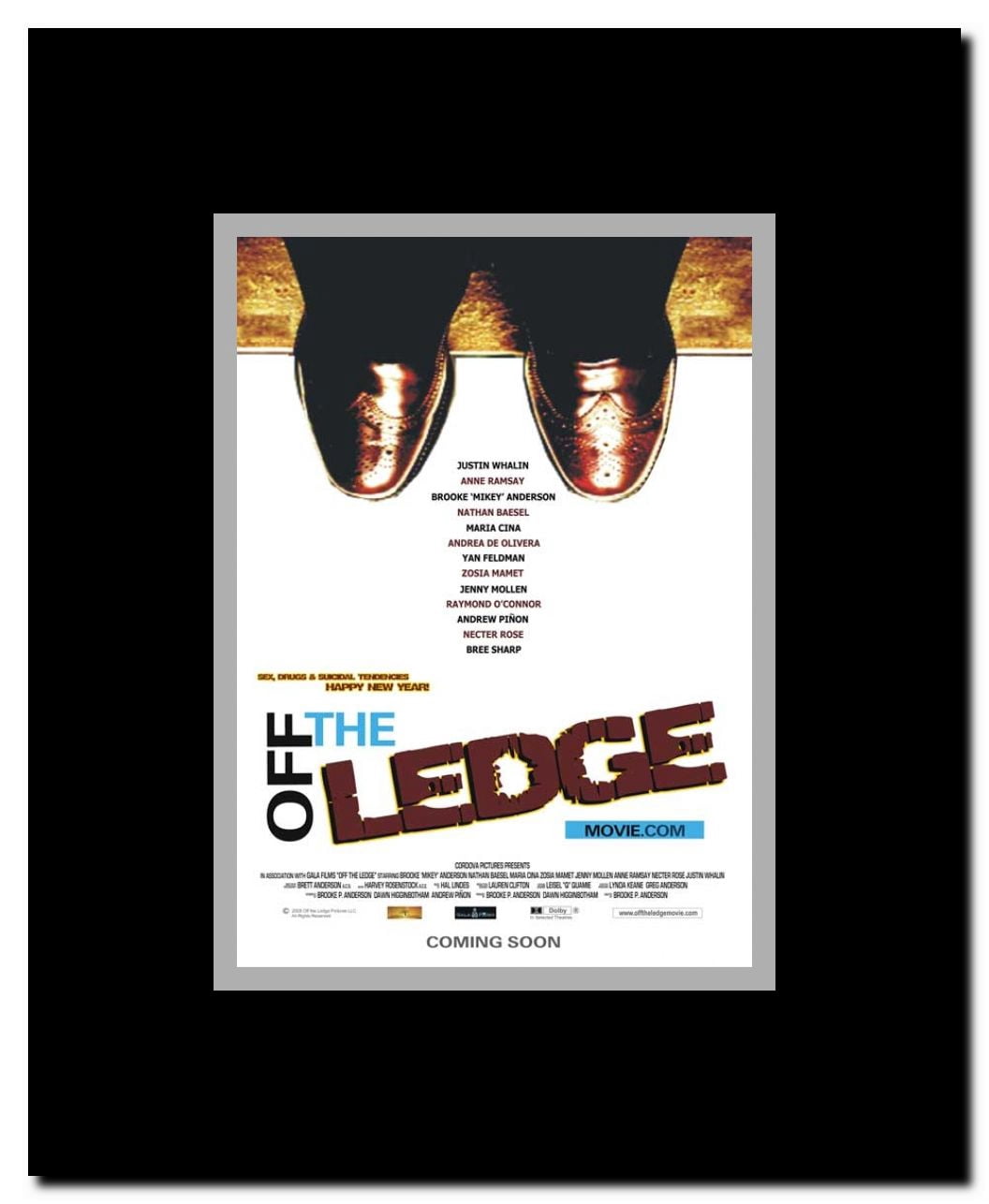 Off the Ledge Framed Movie Poster