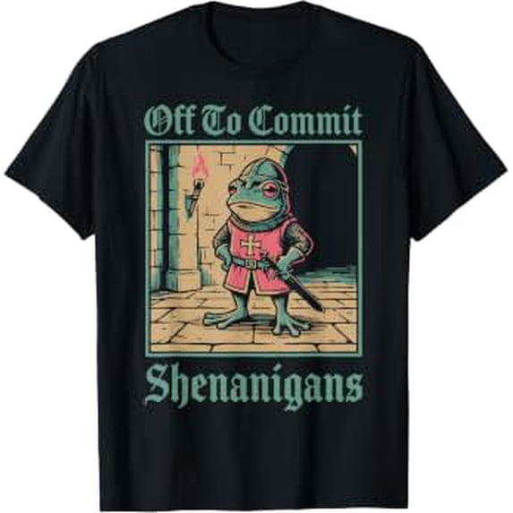 Off to Commit Shenanigans Frog T-Shirt - Walmart.com
