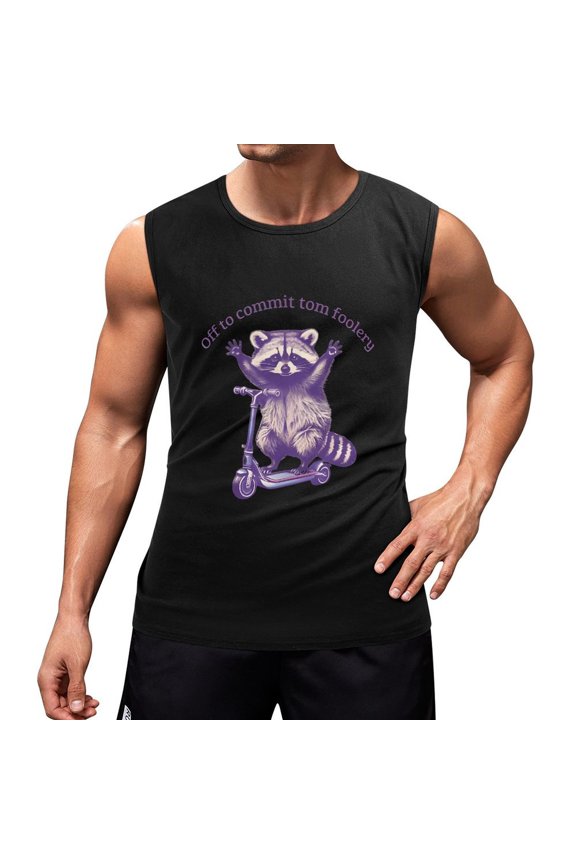 Off to Commit Tom Foolery Men'S Muscle T-Shirt, Sleeveless, Muscle Tank Tee Top 3XL