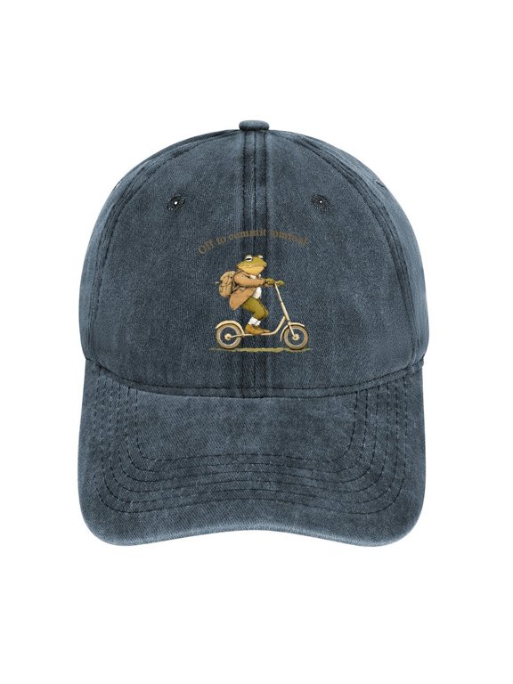 Off to Commit Tom Foolery Navy Hat Adjustable Funny Fashion Unisex Baseball Cap for Men Women