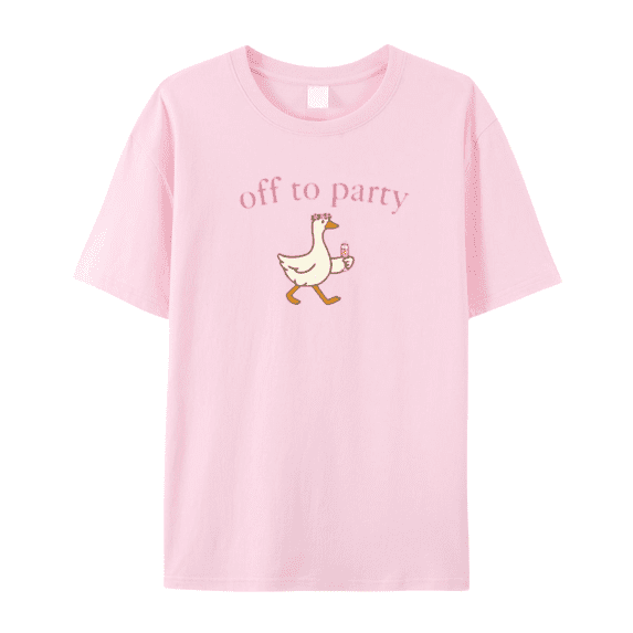 Off to Party Goose T Shirt Funny Bachelorette Graphic Tee Bride to Be Tshirt Bridal Party Wedding Weekend Unisex Tee