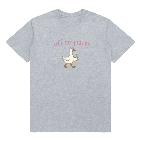 Off to Party Goose T Shirt Funny Bachelorette Graphic Tee Bride to Be Tshirt Bridal Party Wedding Weekend Unisex Tee