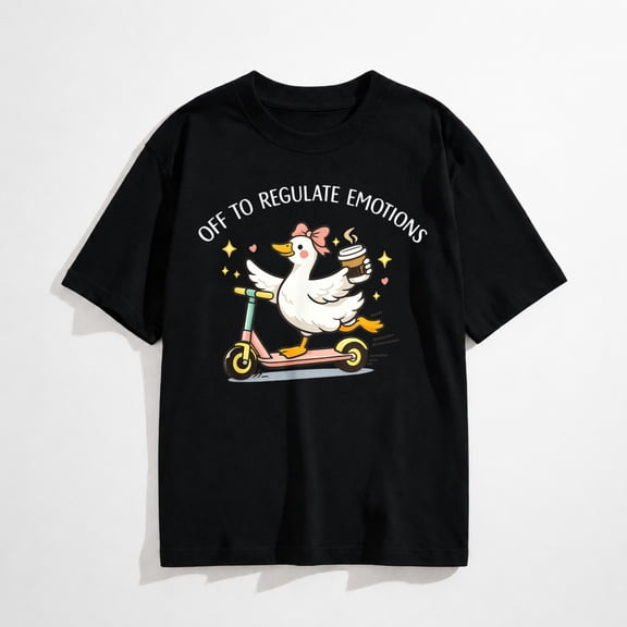 Off to Regulate Emotions Silly Goose T-Shirt