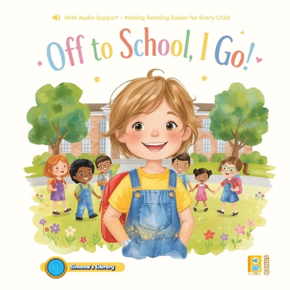 Off to School, I Go!: With Audio Support - Making Reading Easier for Every Child, (Paperback)