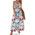 thumbnail image 1 of Off to The Horse Races Sleeveless Dress Women's Evening Dress Womans Clothing, 1 of 9