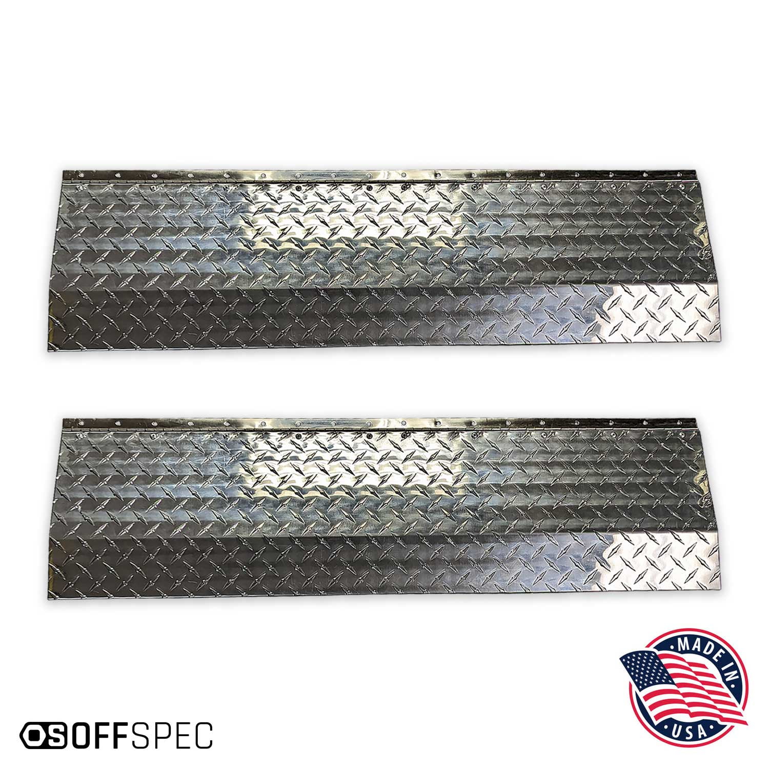 OffSpec Trailer Ramp Door Transition Gap Cover Flap Hinged (Set of 2