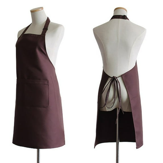 Offee Chef Works Unisex Butcher Apron,Chef Apron for Men and Women Professional for Cooking With Pockets - Adjustable - Bib Aprons - Water & Oil Resistant