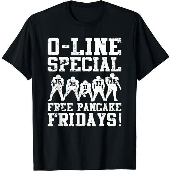 Offensive Line Football Lineman Funny T-Shirt