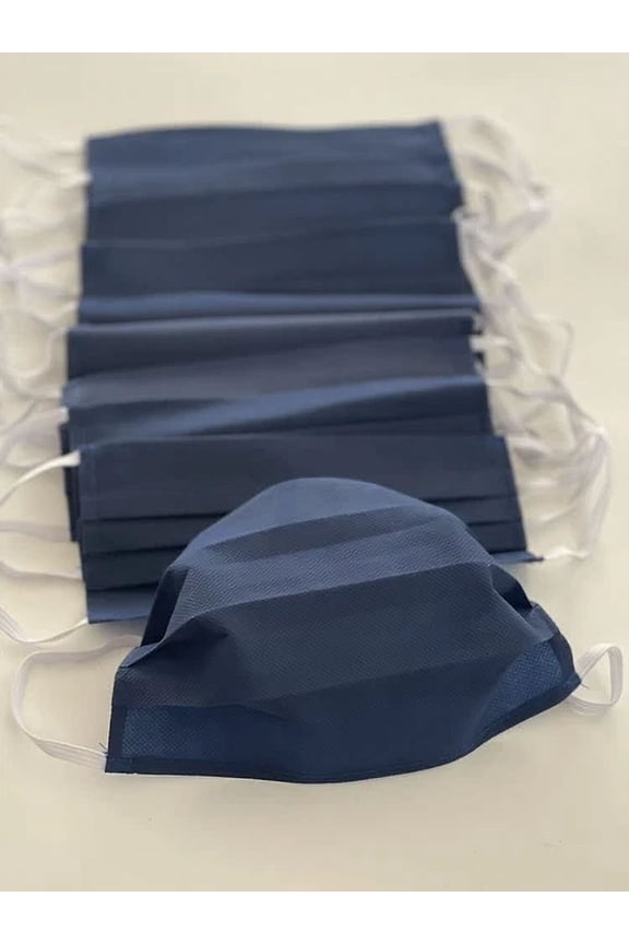 Offer 20X Blue Unisex Face Mask Reusable Washable Cover Masks Cloth Men Women