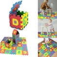 thumbnail image 1 of Offer Sale! Foam Alphabet And Number Puzzle Play Mat Soft And Educational Floor Tiles For Babies And Kids For Crawling And Learning Education 2.8"X2.8" Birthday Gift, 1 of 6