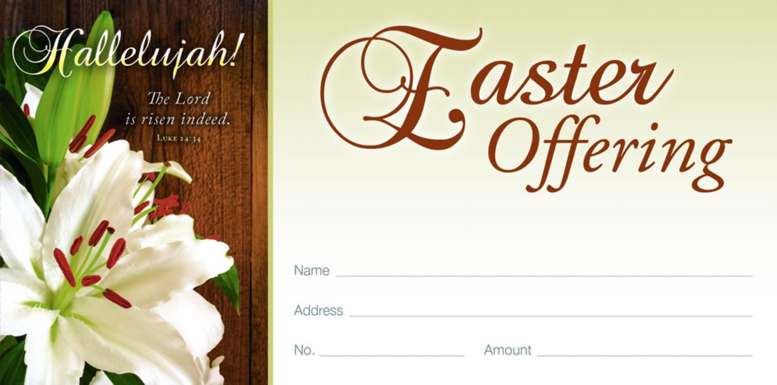 Offering Envelope - Hallelujah Lily (Other)
