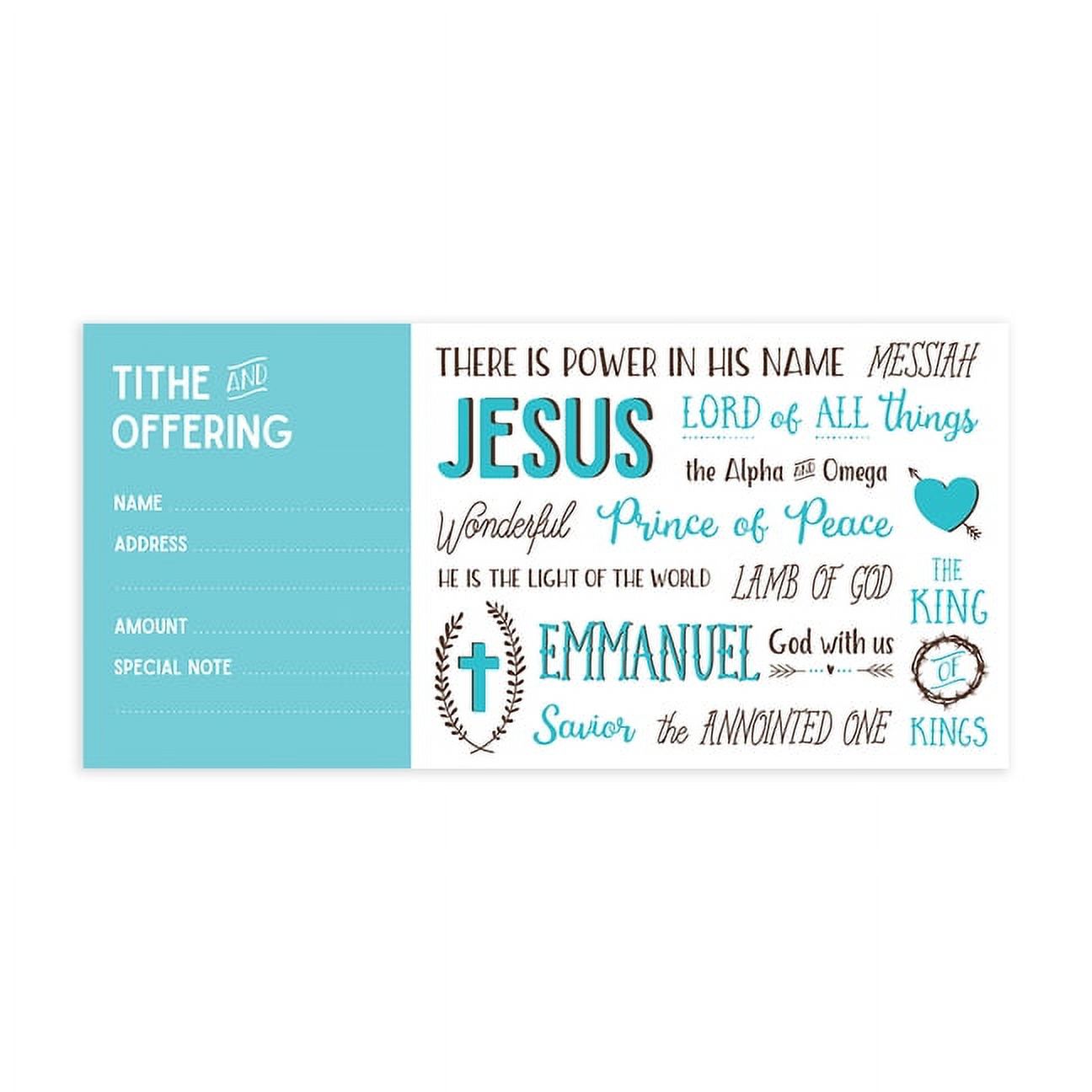 Offering Envelope Names of Jesus 100ct (Other)